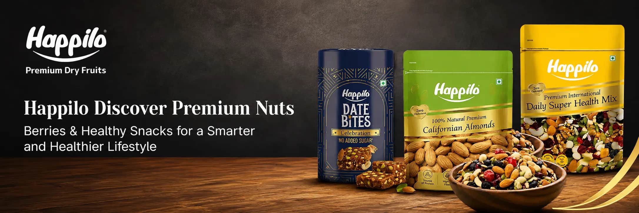 Happilo – Discover Premium Nuts, Berries & Healthy Snacks for a Smarter and Healthier Lifestyle