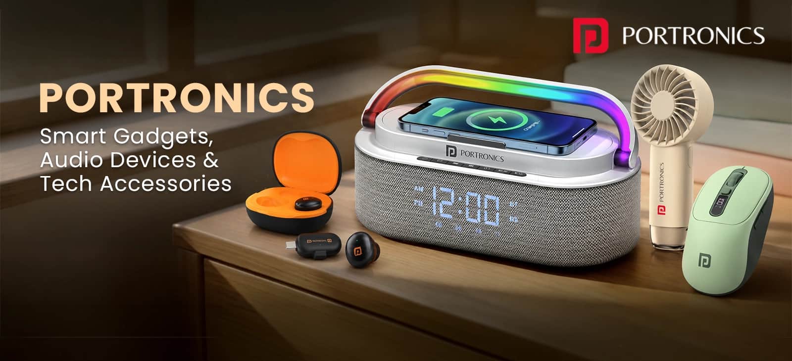Portronics → Smart Gadgets, Audio Devices & Tech Accessories