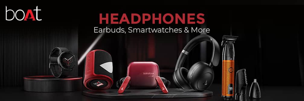 Boat → Headphones, Earbuds, Smartwatches & More