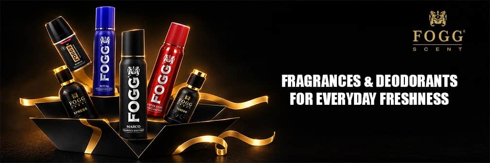 Fogg → Fragrances & Deodorants for Everyday Freshness