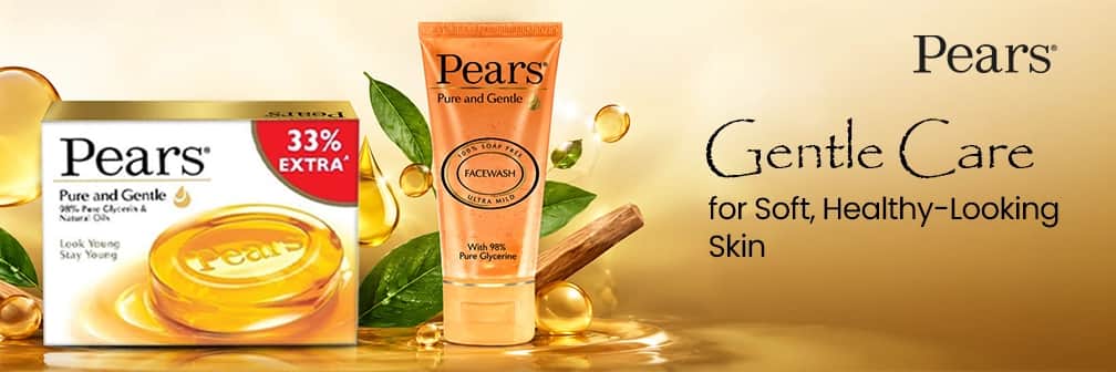 Pears → Gentle Care for Soft, Healthy-Looking Skin