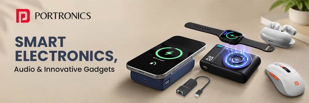 Portronics → Smart Electronics, Audio & Innovative Gadgets