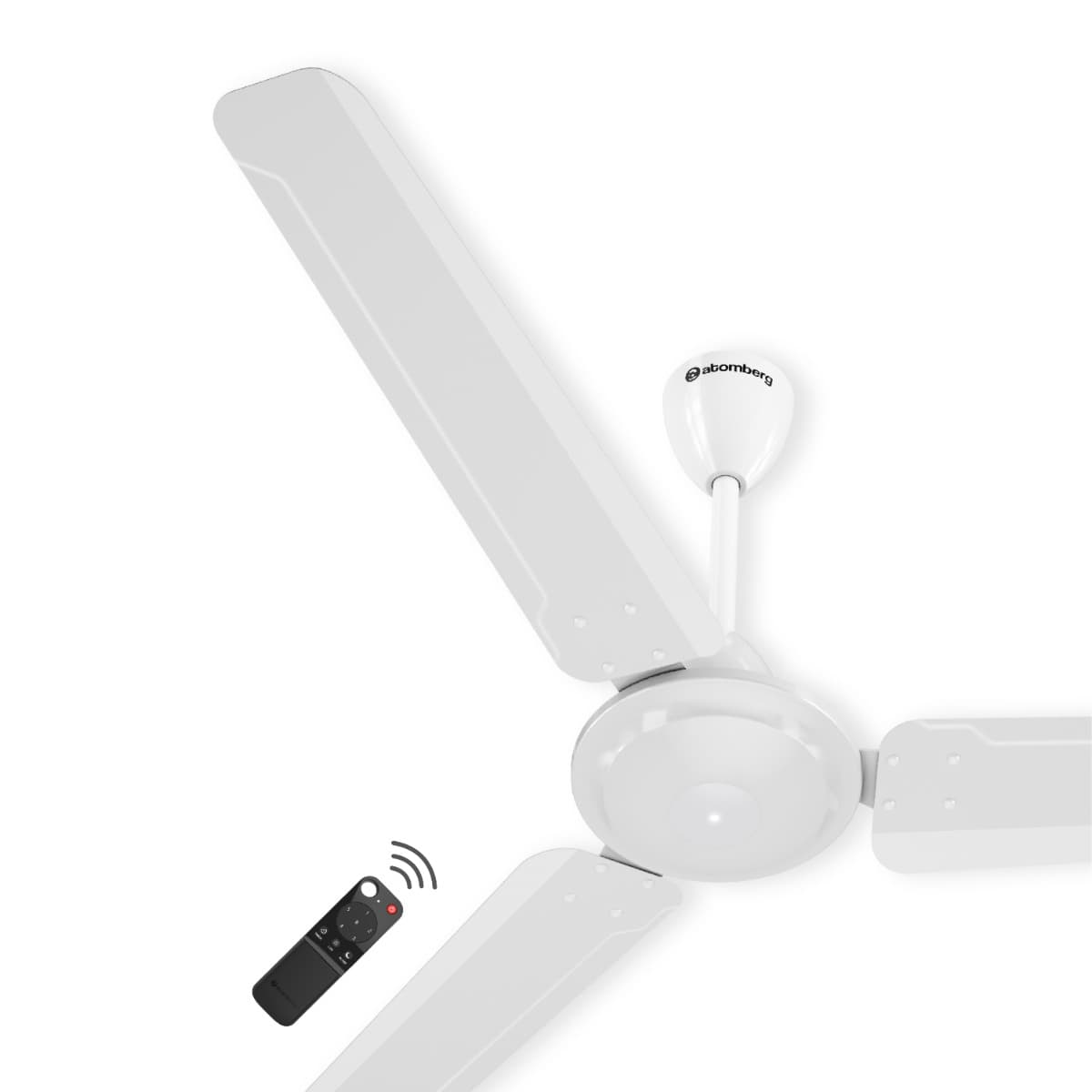 Atomberg Ameza 1200 mm BLDC Ceiling Fan with Remote Control | Gloss White - Uncategorized | Buy online on ZillyBuy