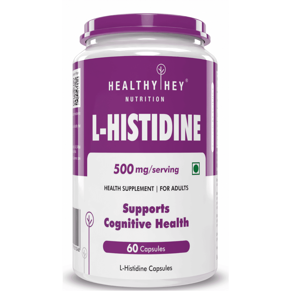 HealthyHey Nutrition L-Histidine 60 capsules