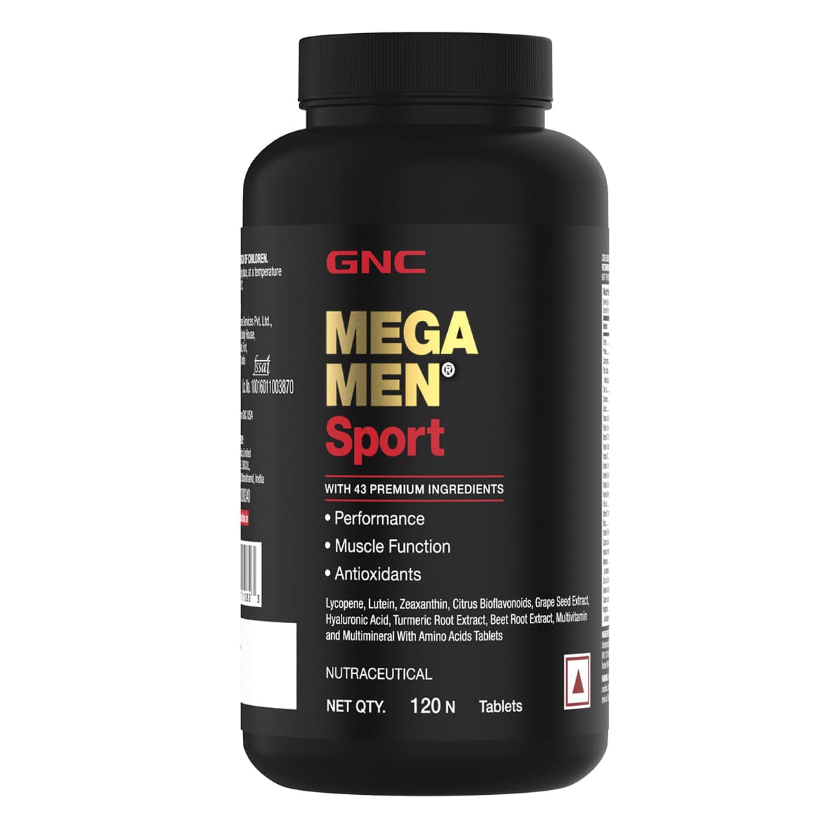 GNC Mega Men Sport Multivitamin for Men | Boosts Muscle Performance | Antioxidant Rich | Supports Prostate Health | Protects Heart & Vision | Formulated In USA | 43 Premium Ingredients GNC Mega Men Sport Multivitamin for Men | Boosts Muscle Performance |