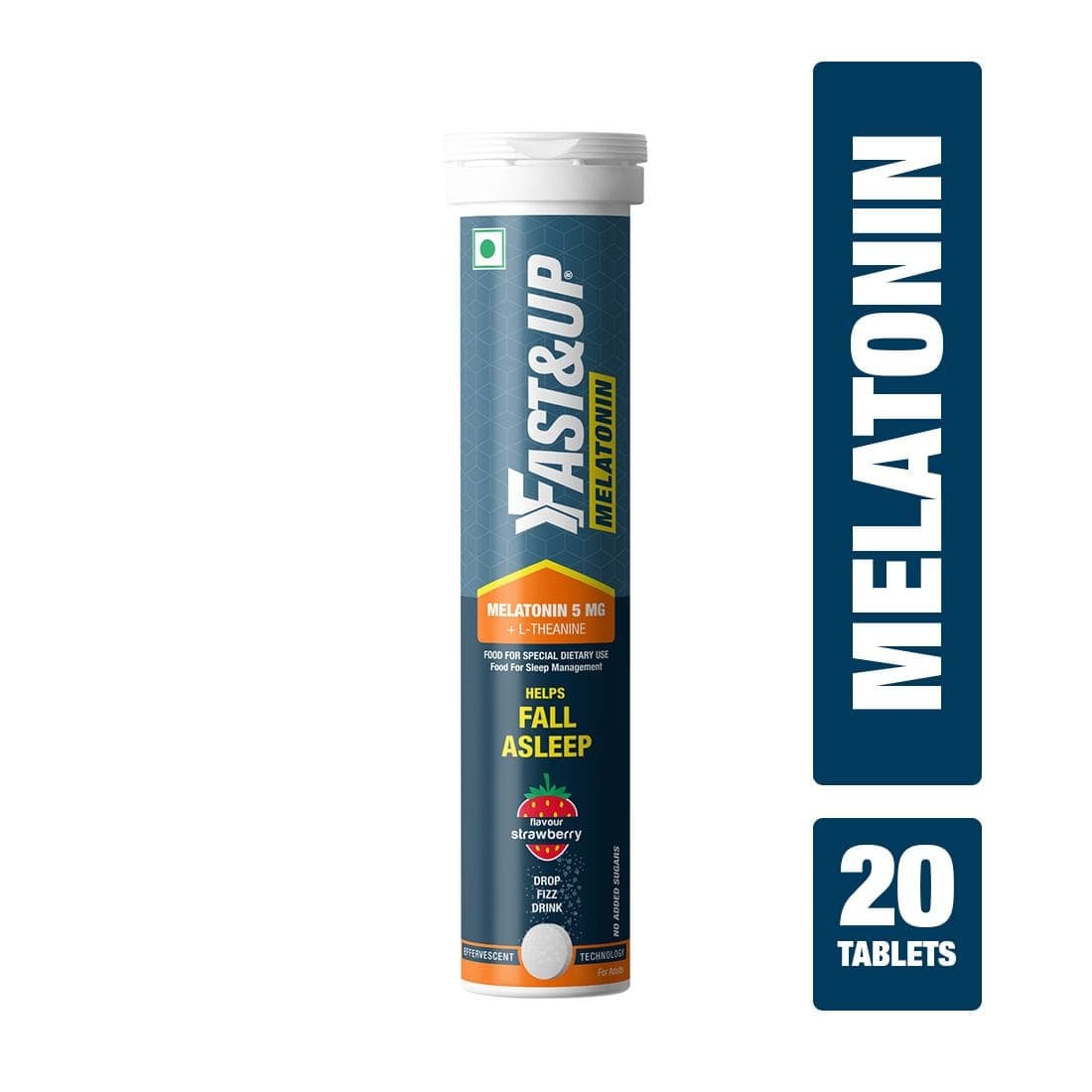 Fast & Up Melatonin 5mg with L-Theanine 100mg. Healthy Sleep Supplement. Helps Improve Quality Sleep and Relaxation - Nutrition and Fitness Supplements | Buy online on ZillyBuy