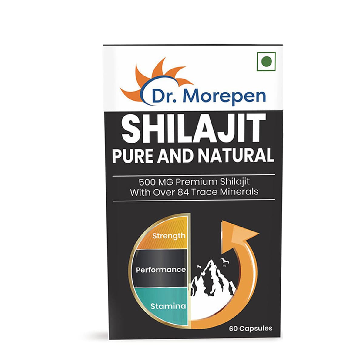 DR. MOREPEN Shilajit 60 Capsules - Nutrition and Fitness Supplements | Buy online on ZillyBuy