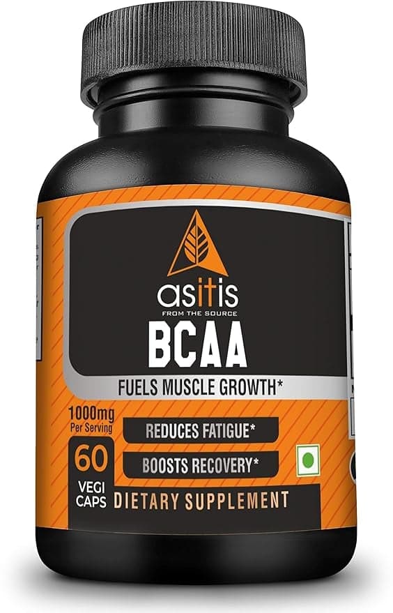 AS-IT-IS Nutrition BCAA 1000mg per serving, 30 Servings | 60 Capsules| Reduces Fatigue & Boosts Muscle Growth | Zero Fillers | Lab-Tested - Nutrition and Fitness Supplements | Buy online on ZillyBuy