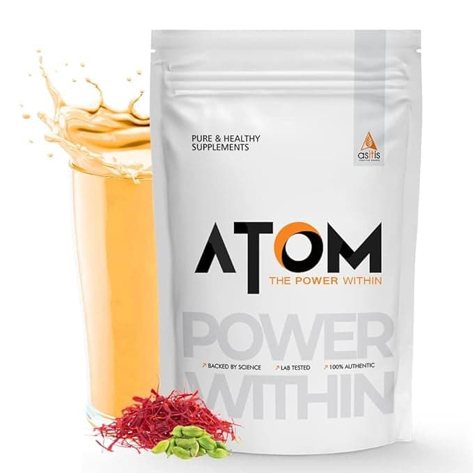 AS-IT-IS ATOM Weight Gainer 1kg | Kesar Elaichi | 13 servings | 61.1g Carbs & 8.8g Proteins | Easy Source of Weight-Gaining Calories | Boosts Workout Performance - Nutrition and Fitness Supplements | Buy online on ZillyBuy