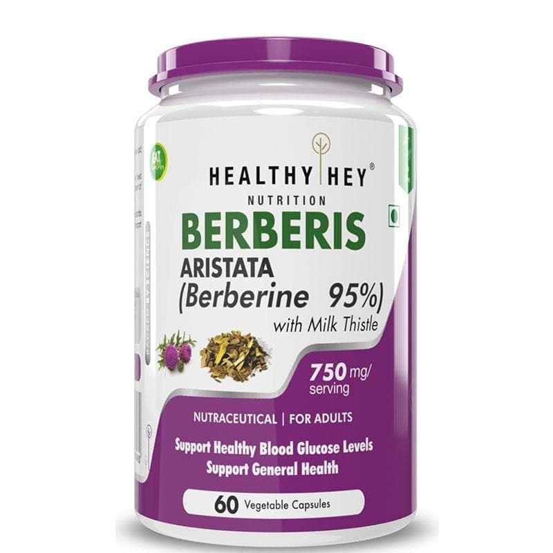 HealthyHey Nutrition Berberis | 60 Capsules | Blood Glucose | General Health