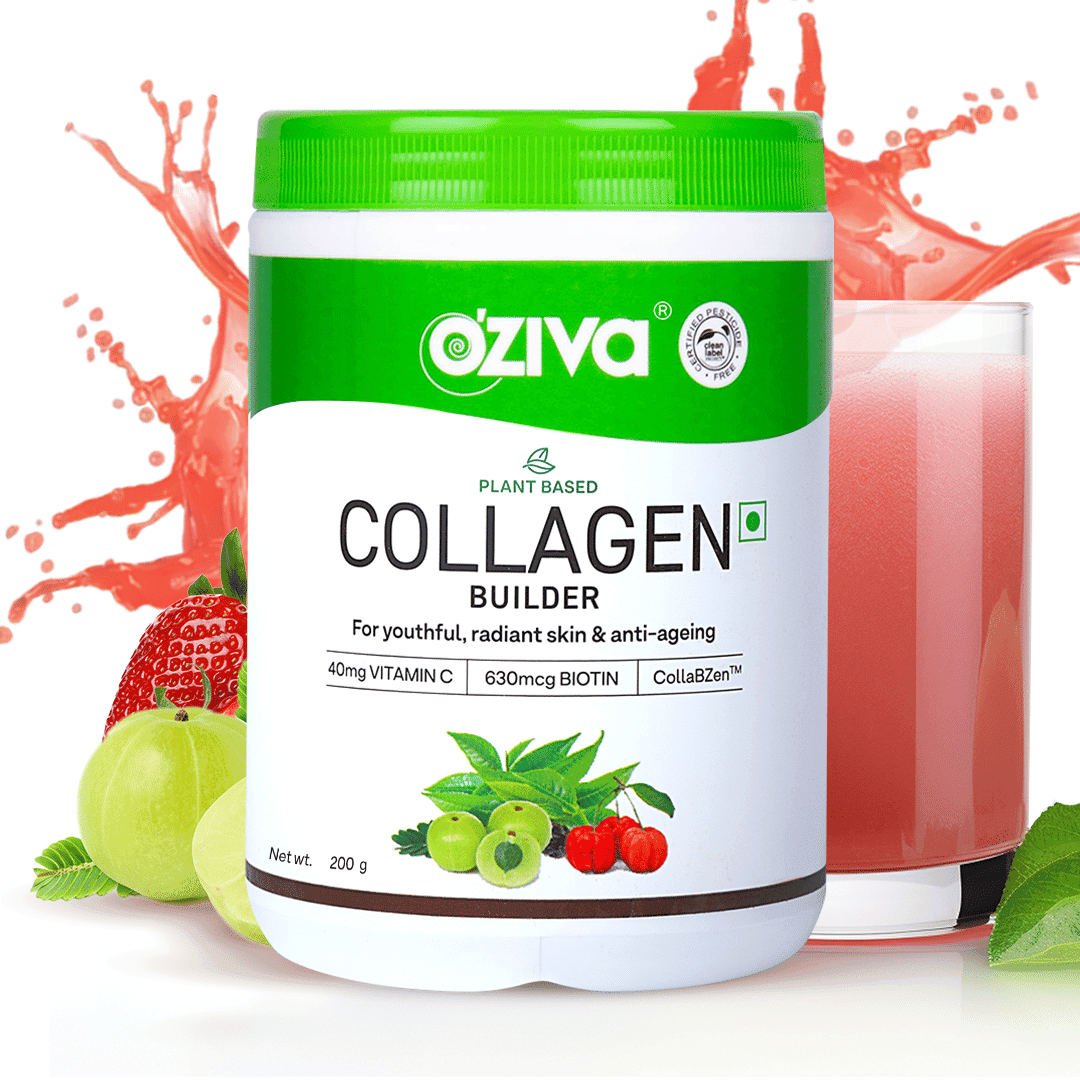 OZiva Plant Based Collagen Builder 200g Glowing & Youthful Skin