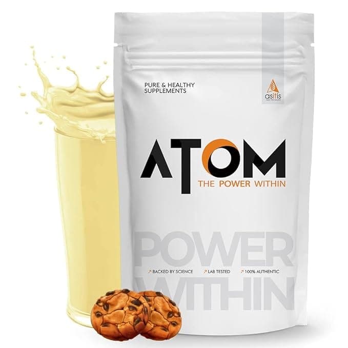 AS-IT-IS Nutrition ATOM Whey Protein Isolate 1kg | Cookie Hazel Fusion | 28 Servings | 30g protein | 6.1g BCAA & 13g EAA | Ultra-Pure Fast Acting Protein - Nutrition and Fitness Supplements | Buy online on ZillyBuy