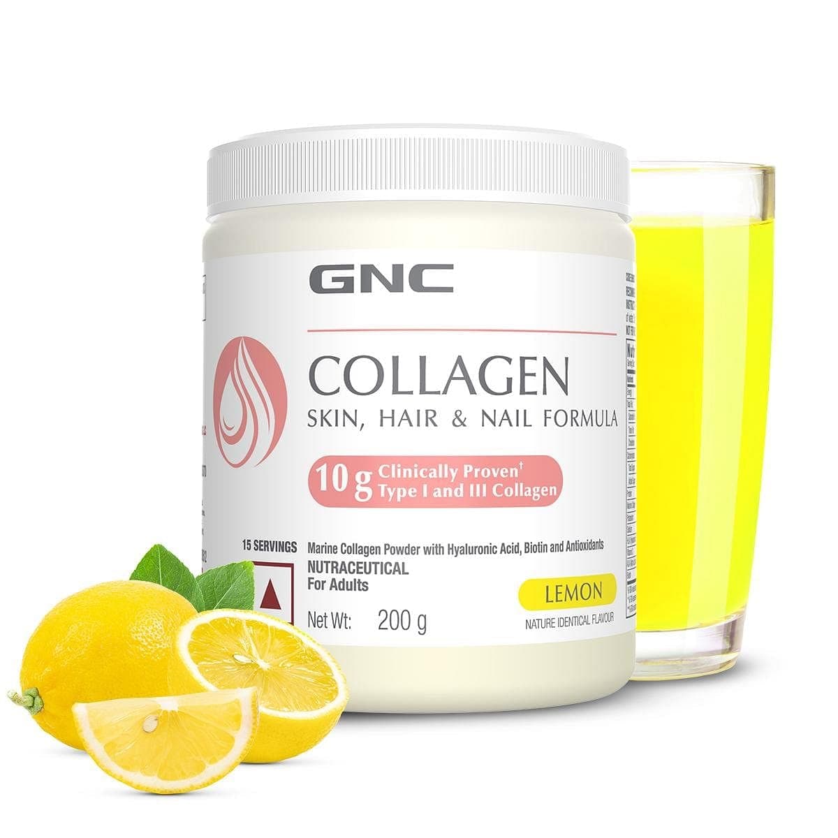 GNC Marine Collagen with Hyaluronic Acid, Biotin & Antioxidants for Women & Men | Reduces Fine Lines & Wrinkles | Highest Dosage of 10g Per Serving For Radiant & Youthful Skin GNC Marine Collagen with Hyaluronic Acid, Biotin & Antioxidants for Women & Me
