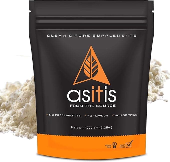 AS-IT-IS Nutrition 100% Brown Rice Protein Isolate,25g Protein&5g BCAA per Serving ,Promotes Digestive Health & Muscle Building,Designed as Meal Supplement-Unflavoured,Single Ingredient with Zero Adulteration- 1000g (31 servings) - Nutrition and Fitness Supplements | Buy online on ZillyBuy