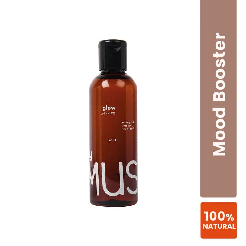 mymuse glow relaxing aromatherapy massage oil for stress relief 100ml
