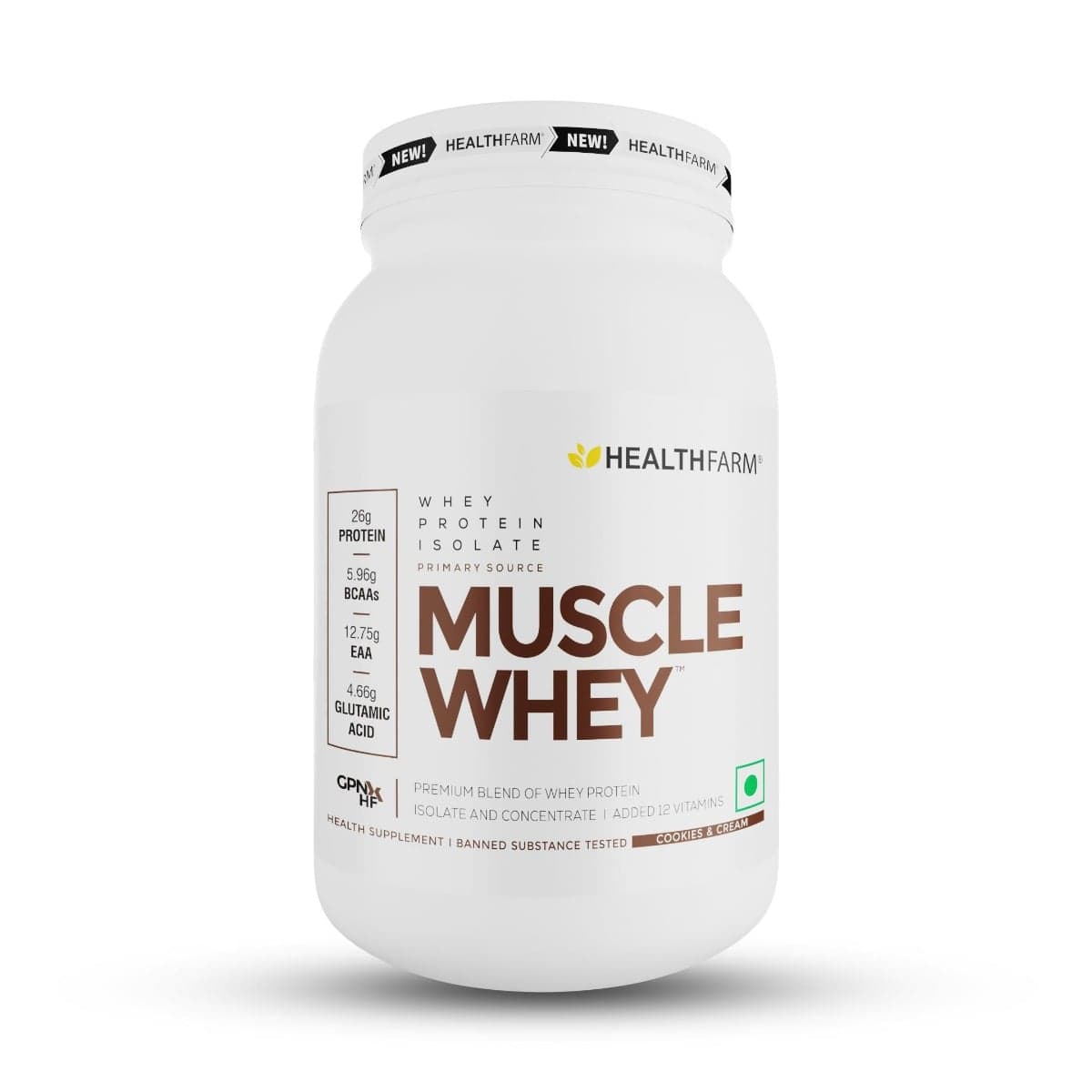 Healthfarm Muscle Whey Protein Healthfarm Muscle Whey protein (Strawberry Caramel, 2kg) - Nutrition and Fitness Supplements | Buy online on ZillyBuy