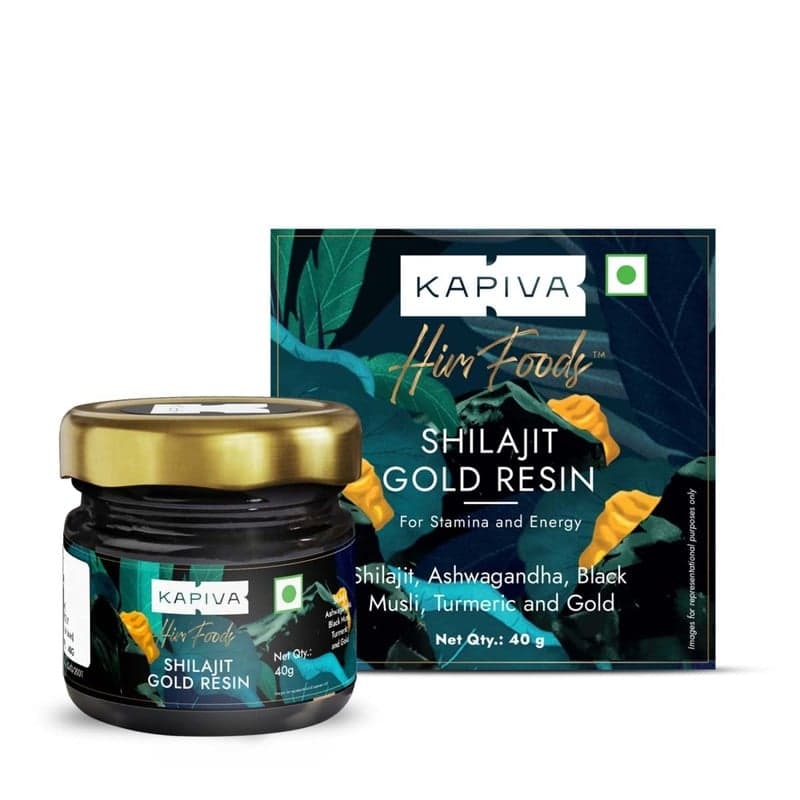 Kapiva Shilajit Gold Resin | Helps in boosting Stamina | Contains 24 Carat Gold | 100% Ayurvedic Kapiva Shilajit Gold Resin - 40g | Helps in boosting | Contains 24 Carat Gold | 100% Ayurvedic - Nutrition and Fitness Supplements | Buy online on ZillyBuy
