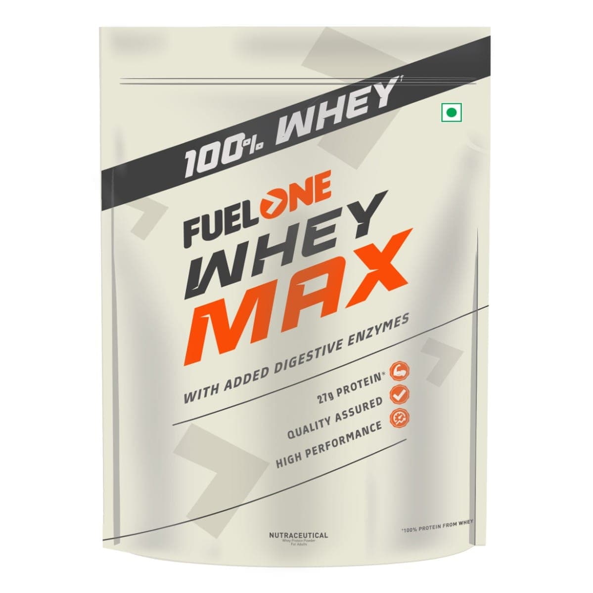 FUELONE Whey Max Whey Protein Concentrate & Whey Protein Isolate | 27g Protein (Chocolate, 2kg / 4.4lbs)