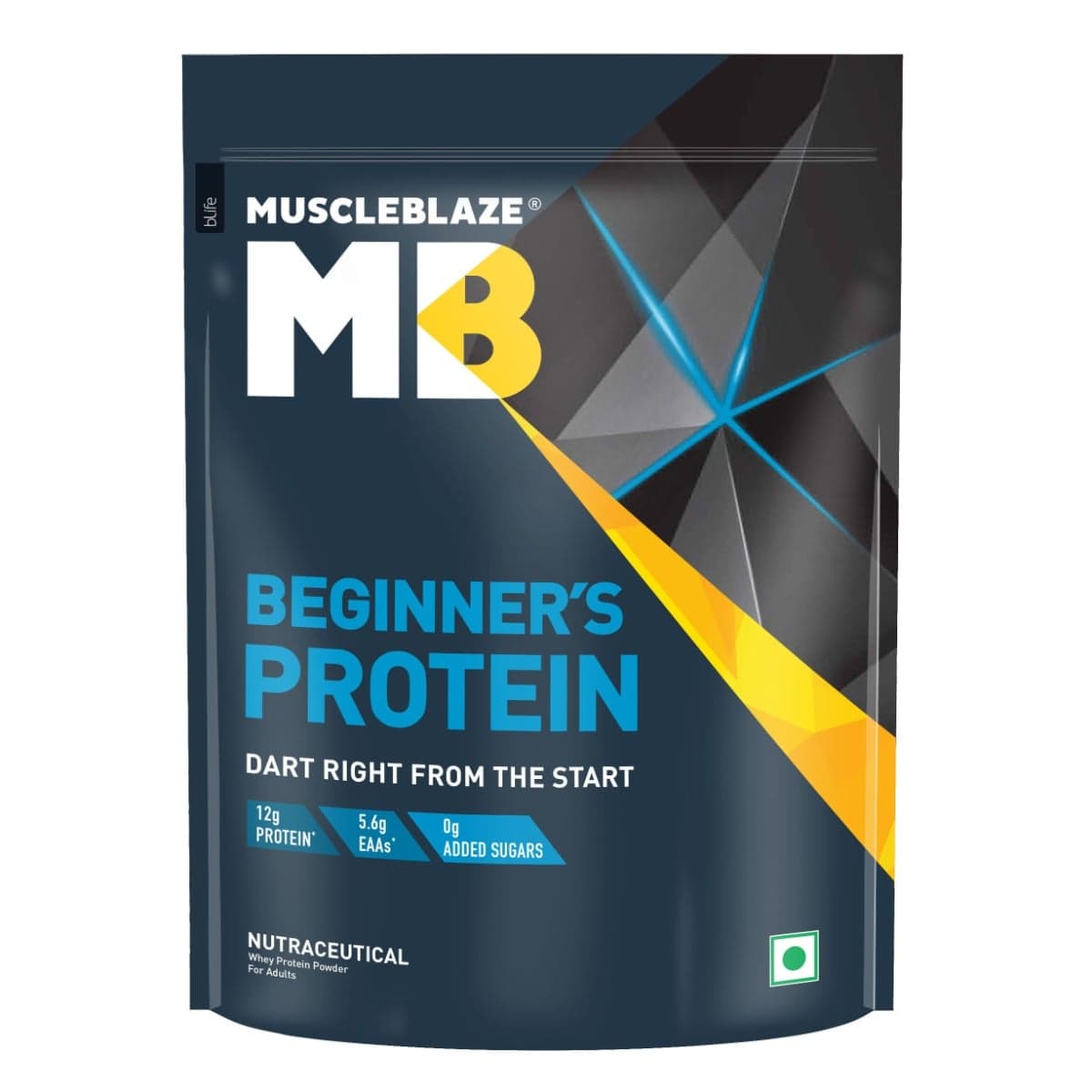 MuscleBlaze MB Beginner Whey Protein 1kg | 33 Servings | 12g Protein per Serving - Nutrition and Fitness Supplements | Buy online on ZillyBuy