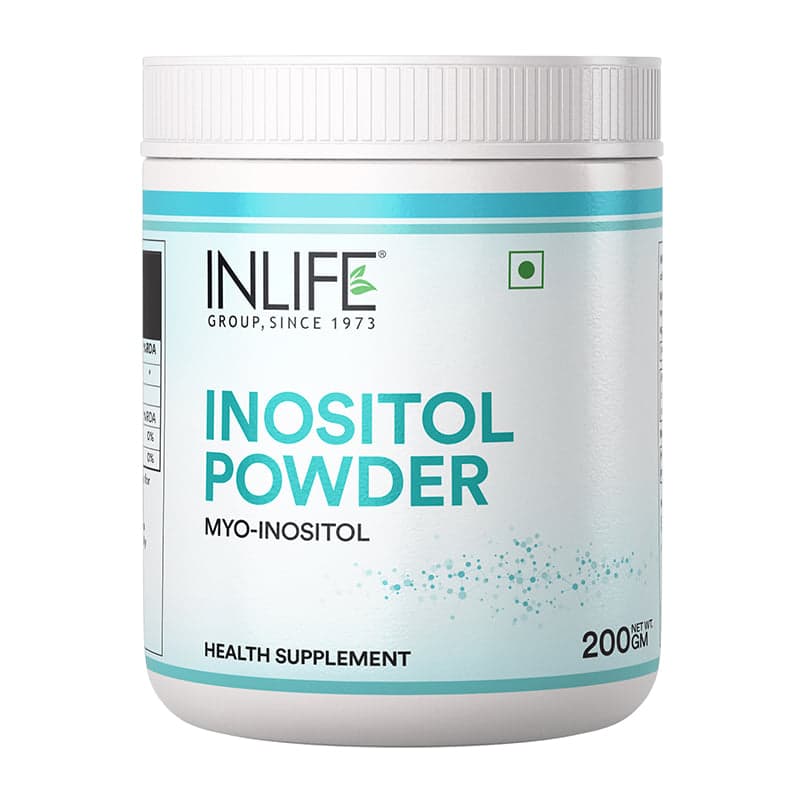 INLIFE Myo Inositol Powder 2000mg, Unflavoured, Hormonal Metabolic Balance & PCOS Support for Women, 200g