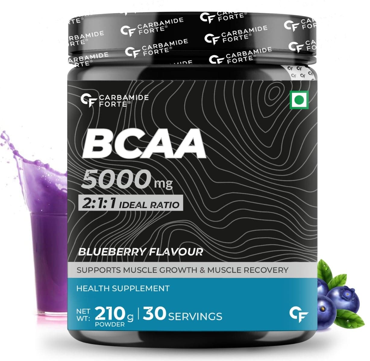 Carbamide Forte BCAA 5000mg Supplement for Men & Women 7g Serving with Ideal 2:1:1 Ratio | Blueberry Carbamide Forte BCAA 5000mg Supplement for Men & Women 7g Serving with Ideal 2:1:1 Ratio | BCAA Powder for Muscle Growth & Muscle Recovery Blueberry Flav - Nutrition and Fitness Supplements | Buy online on ZillyBuy