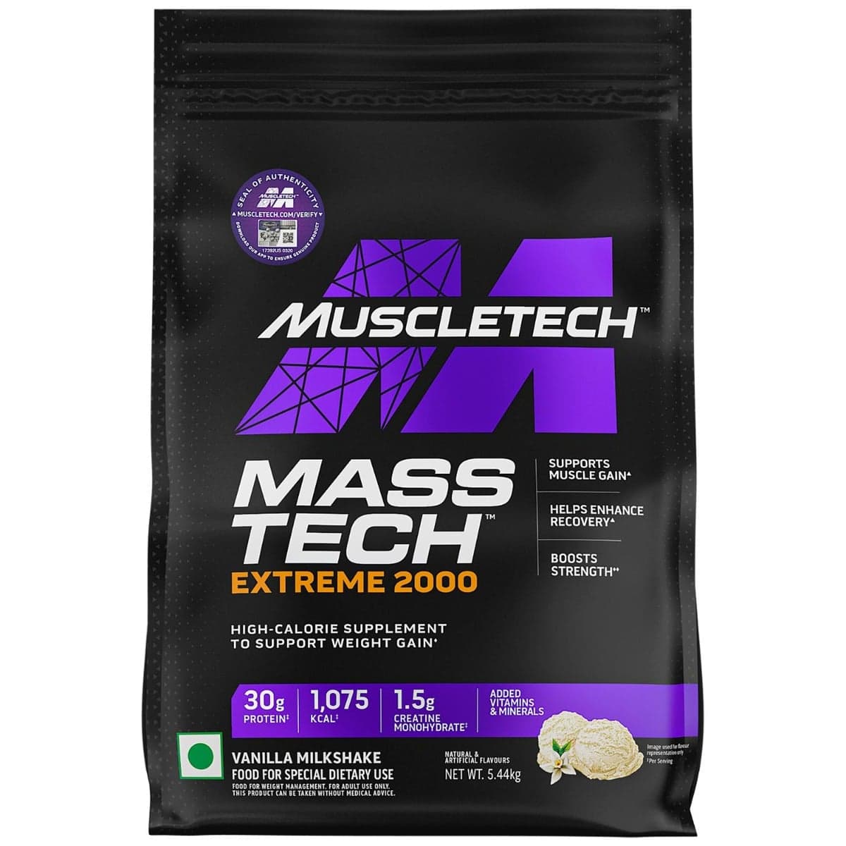 Muscletech Mass-Tech Extreme 2000 Vanilla Milkshake Muscletech Mass-Tech Extreme 2000 Vanilla Milkshake 3Kg Vanilla Milkshake - Nutrition and Fitness Supplements | Buy online on ZillyBuy