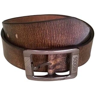 Kushumanjli Collections Brown Formal Single Belt For Men - Uncategorized | Buy online on ZillyBuy
