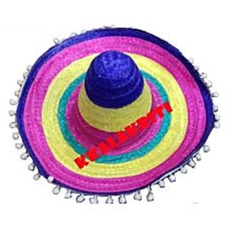 Goa Multi Color Jute Big Hat - Uncategorized | Buy online on ZillyBuy