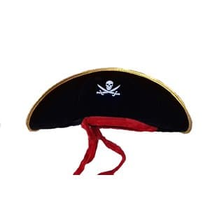 Pirate Hat Black Color Fit To All - Uncategorized | Buy online on ZillyBuy
