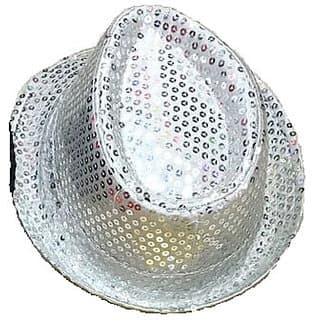 Shiny Hat Silver White Color Fit To All - Uncategorized | Buy online on ZillyBuy