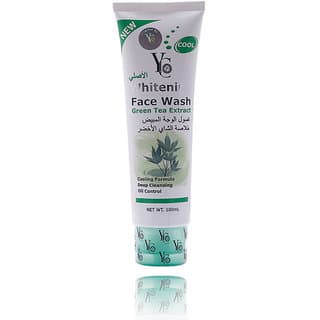 New YC Whitening Face Wash Green Tea Extract 100ml Deep Cleansing Oil Control - Skin Care - Face Cleansers | Buy online on ZillyBuy