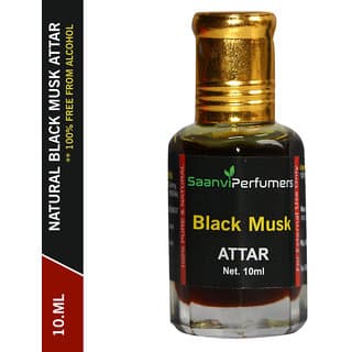 Saanvi Perfumers Black Musk Attar 10ML For Unisex - Fragrance | Buy online on ZillyBuy
