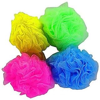 set of 4 super soft bathing loofah - Skin Care - Face Cleansers | Buy online on ZillyBuy