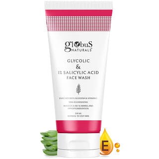 Globus Naturals Glycolic & 1% Salicylic Acid Face wash 100 ml - Skin Care - Face Cleansers | Buy online on ZillyBuy