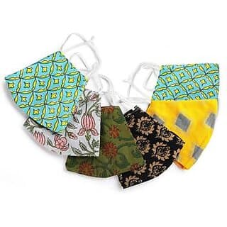 set of 6 cotton double ply reusable mask - Skin Care - Face Cleansers | Buy online on ZillyBuy