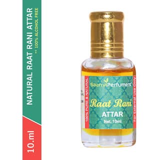 Saanvi Perfumers Raat Rani Attar 10ML For Unisex - Fragrance | Buy online on ZillyBuy