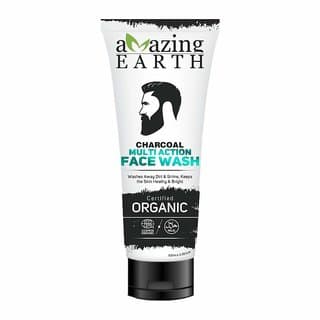 Amazing Earth Charcoal Multi-Action Face Wash 100 ml - Bath Soaps and Gels | Buy online on ZillyBuy