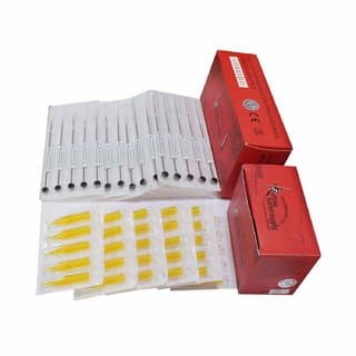 MUMBAI TATTOO COMBO PACK KATANA PREMIUM NEEDLE 3RL  KATANA SMALL DISPOSABLE ROUND TIPS 3 RT - Makeup - Body | Buy online on ZillyBuy