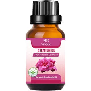 Vihado Geranium Essential Oil (15 ml) (Pack of 1) (15 ml) - Skin Care - Oils and Serums | Buy online on ZillyBuy