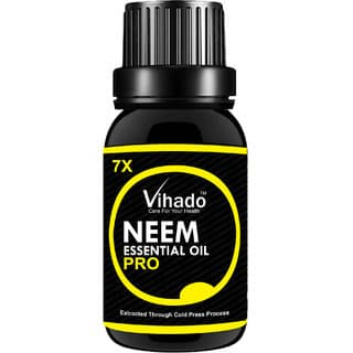 VIHADO Pure Neem Oil 7x Pro (Azadirachta Indica) 100 Natural Cold Pressed (10 ml) (pack of 1) (10 ml) - Skin Care - Oils and Serums | Buy online on ZillyBuy