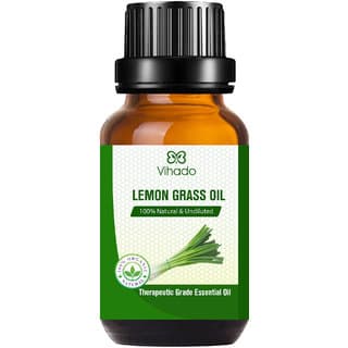 Vihado Best Lemon Grass Pure and Natural Essential Oil (10 ml) - Skin Care - Oils and Serums | Buy online on ZillyBuy