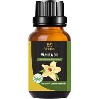 Vihado Natural Vanilla Oil 100 Natural Pure Undiluted Uncut Essential Oil (15 ml) (15 ml) - Skin Care - Oils and Serums | Buy online on ZillyBuy