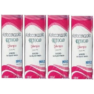 Ketocad Medicated Anti-Dandruff Shampoo Pack -4 - Shampoos and Conditioners | Buy online on ZillyBuy