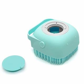 Silicone Shower Brush Massager Brush Ultra Soft Bath Scrubber Multifunctional For Adult and Pet (Multi Color) - Skin Care - Face Cleansers | Buy online on ZillyBuy