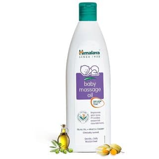Himalaya Herbal Baby Massage Oil Bottle - 200 ml (Pack Of 2) - Skin Care - Oils and Serums | Buy online on ZillyBuy