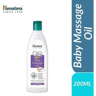 Himalaya Herbal Baby Massage Oil Bottle - 200 ml - Skin Care - Oils and Serums | Buy online on ZillyBuy