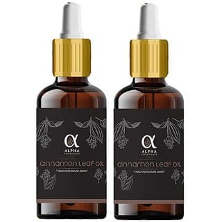 Alpha Essenticals Cinnamon Leaf Essential Oil, Therapeutic Grade,  Pack of 2, 15ml Each - Skin Care - Oils and Serums | Buy online on ZillyBuy