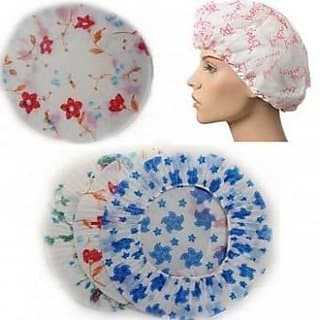 Kushahu 3 pcs Shower Cap Bath Shower Reusable Clear Plastic Hair Cover Spa Salon Care - Hair Oils, Care, and Styling | Buy online on ZillyBuy