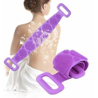 Right traders Silicone Body Scrubber/Bath Body Cleaning Belt/Skin Brush Belt/Exfoliator Body Washable Scrubber/Scrubber - Skin Care - Face Cleansers | Buy online on ZillyBuy