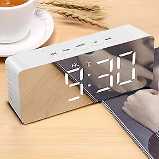 Right traders USB Port and Battery Operated Alarm Clock with Temperature Display - Home Decor | Buy online on ZillyBuy